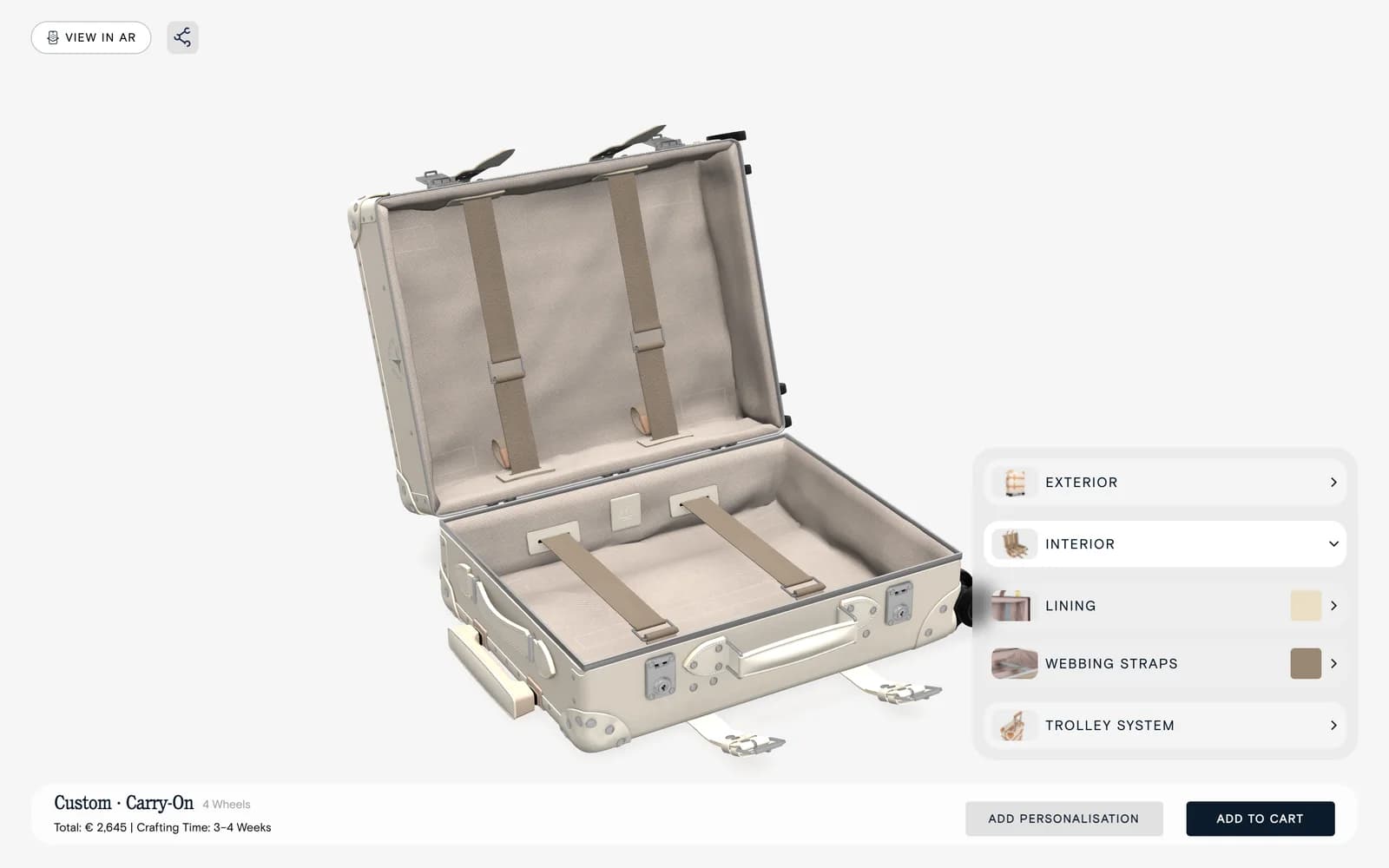 The case opens when the buyer moves to the interior