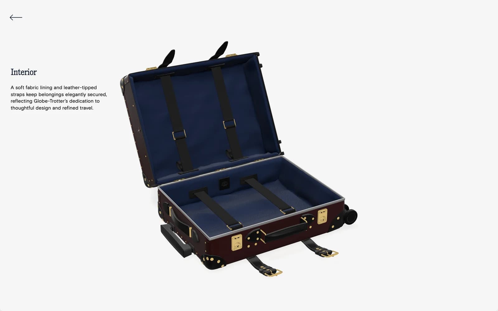 The interior of a Centenary carry-on in the explorer